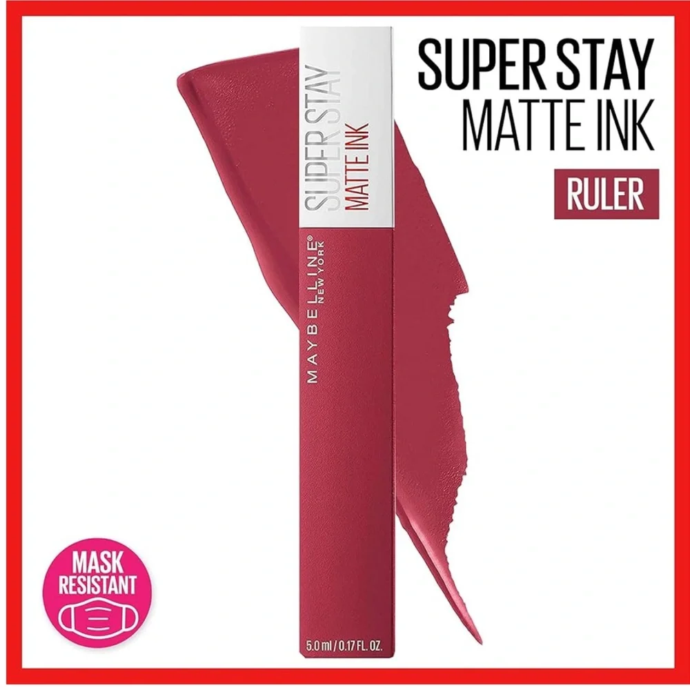 Super Stay Ruler Maybelline | Makeup | Maybelline Superstay Matte Ink Liquid Lipstick 8 ...